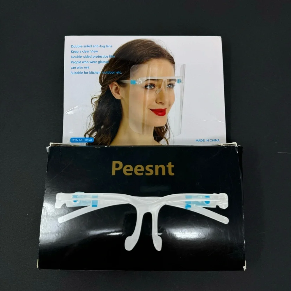 Clear face shield, unused, unisex